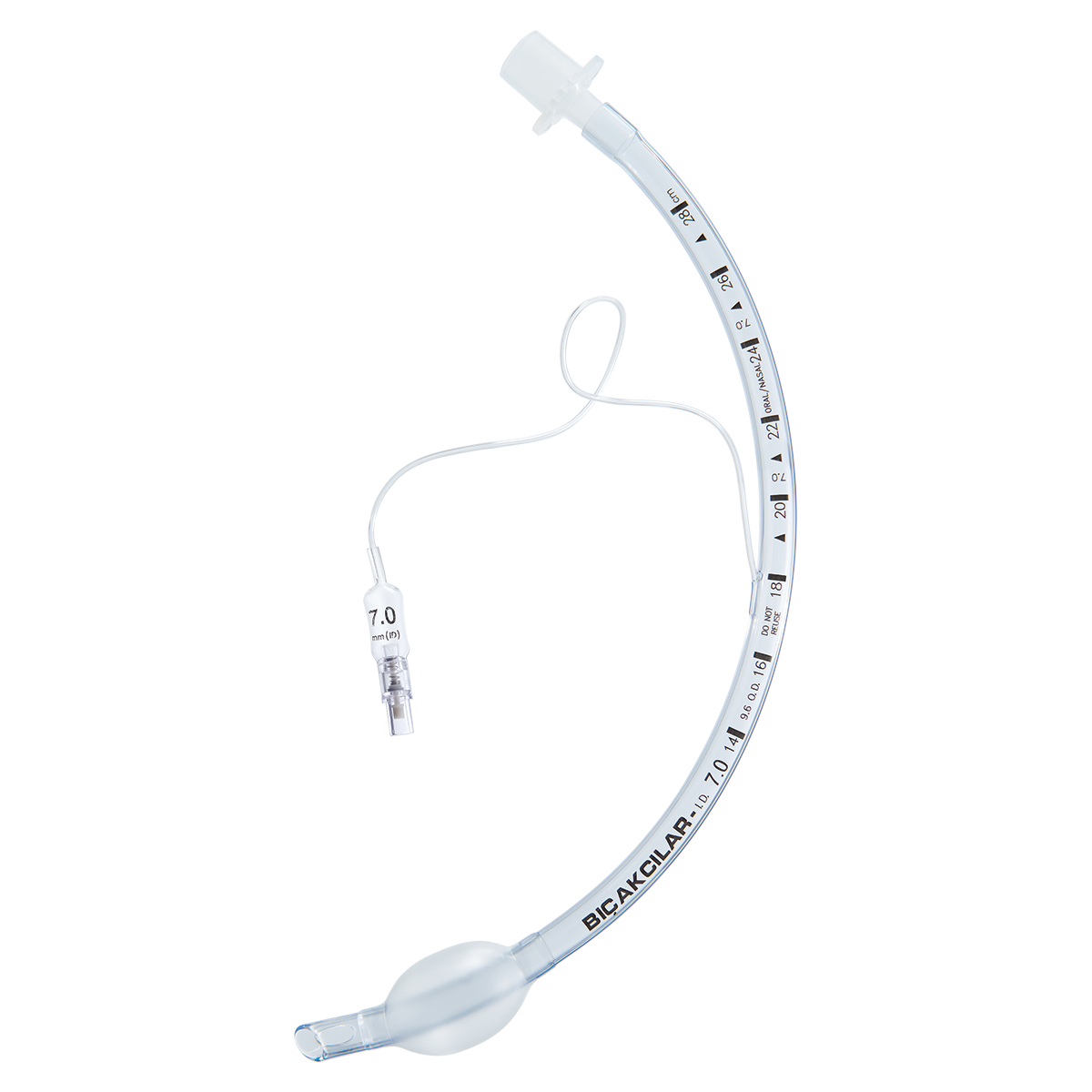 Endotrakeal Tüp, Nasal, Balonlu