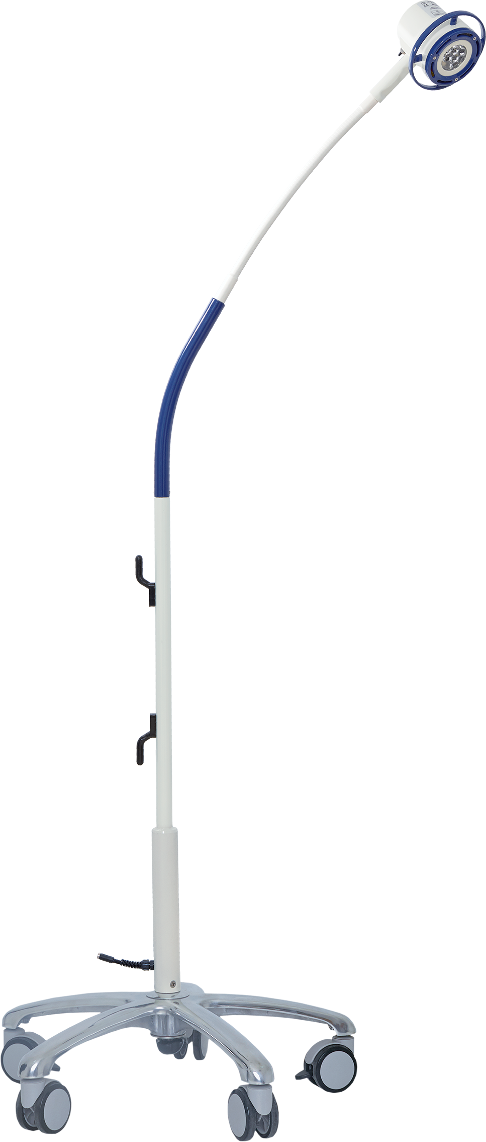 Luxline 45 and 45D LED Muayene Lambaları Spiral Kol, Mobil / Duvar