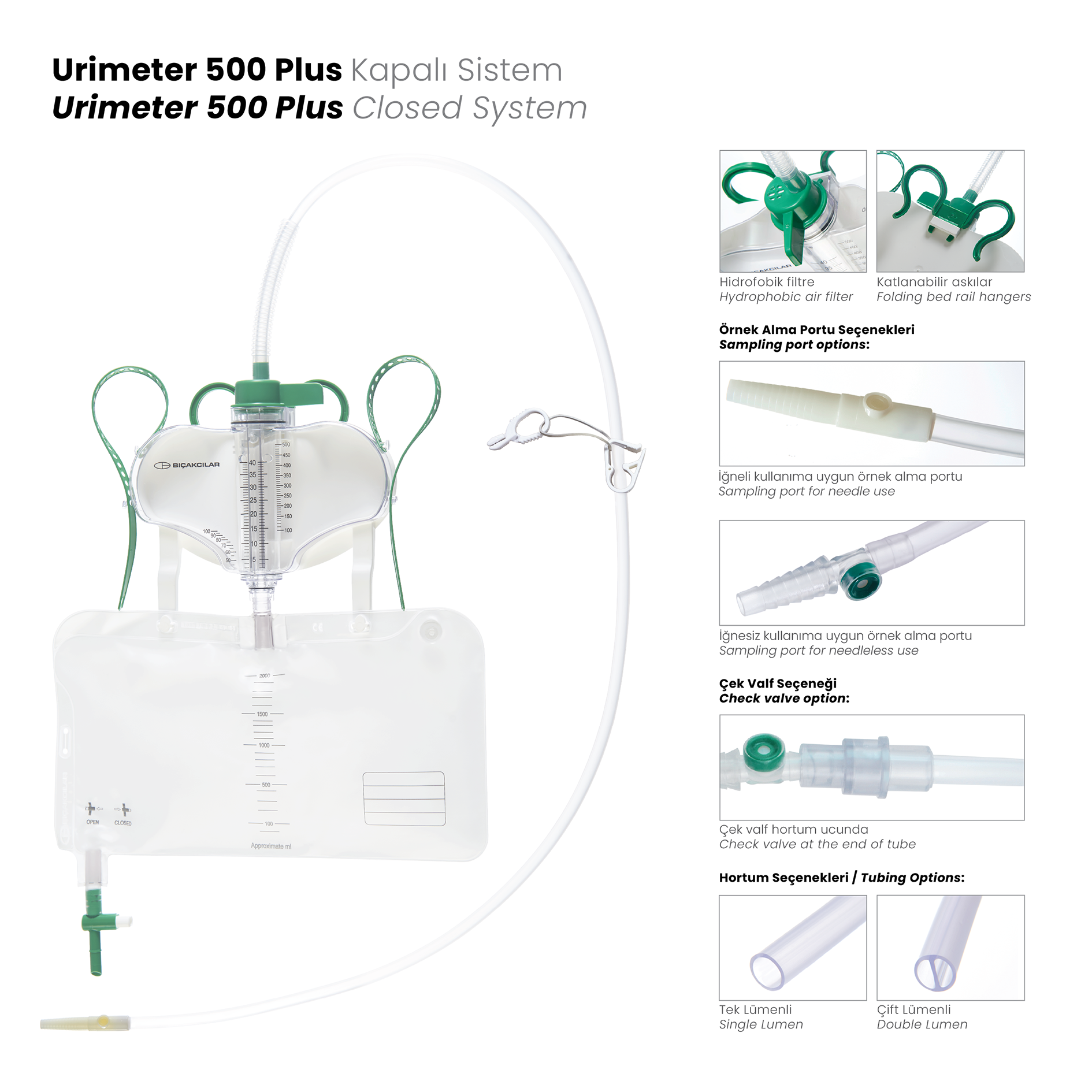Urimeter 500 Plus Kapalı Sistem